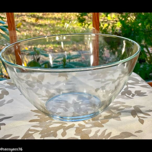 🆕VTG▪️GLCOLOC FRANCE▪️3-Piece Clear Glass & Metal Chip & Dip Set - Picture 2 of 8